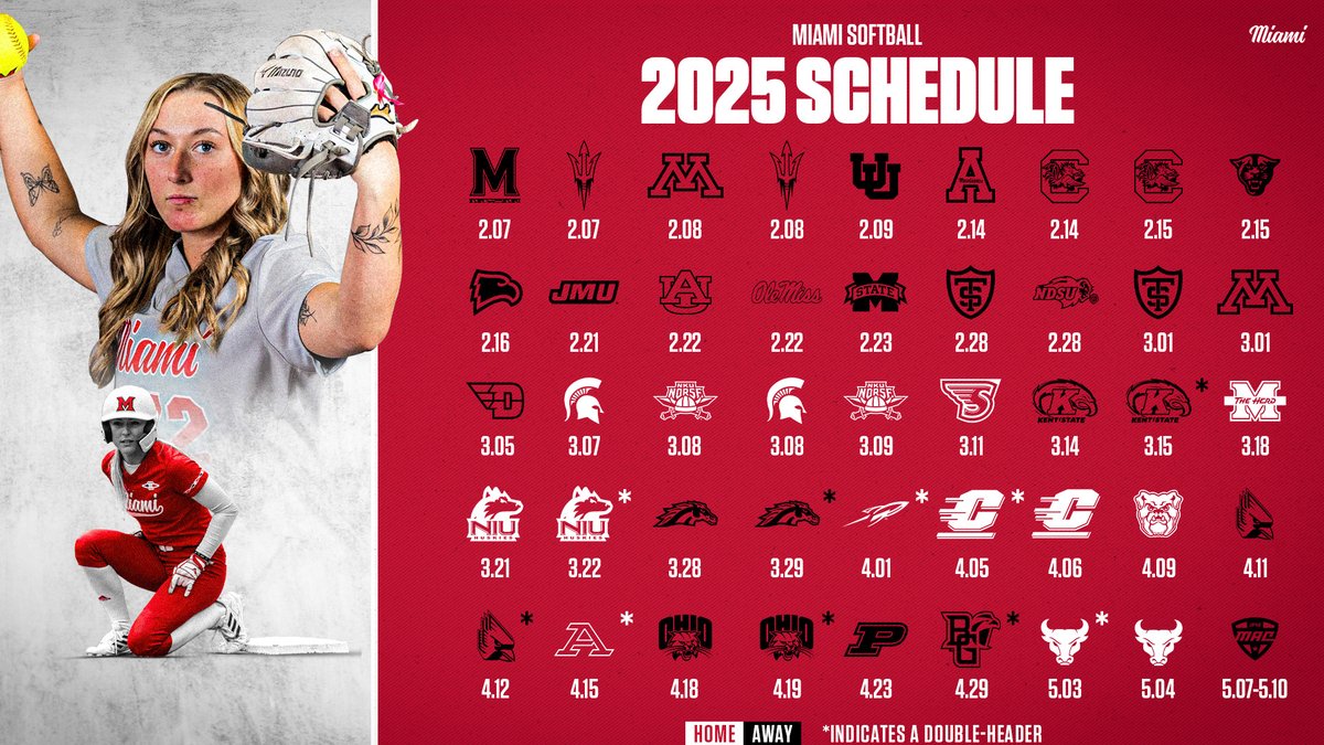 ‼️ 𝕋ℍ𝔼 𝟚𝟘𝟚𝟝 𝕊ℂℍ𝔼𝔻𝕌𝕃𝔼 𝕀𝕊 𝕊𝔼𝕋 ‼️

📕 - miamiredhawks.com/news/2025/1/8/…

#RiseUpRedHawks