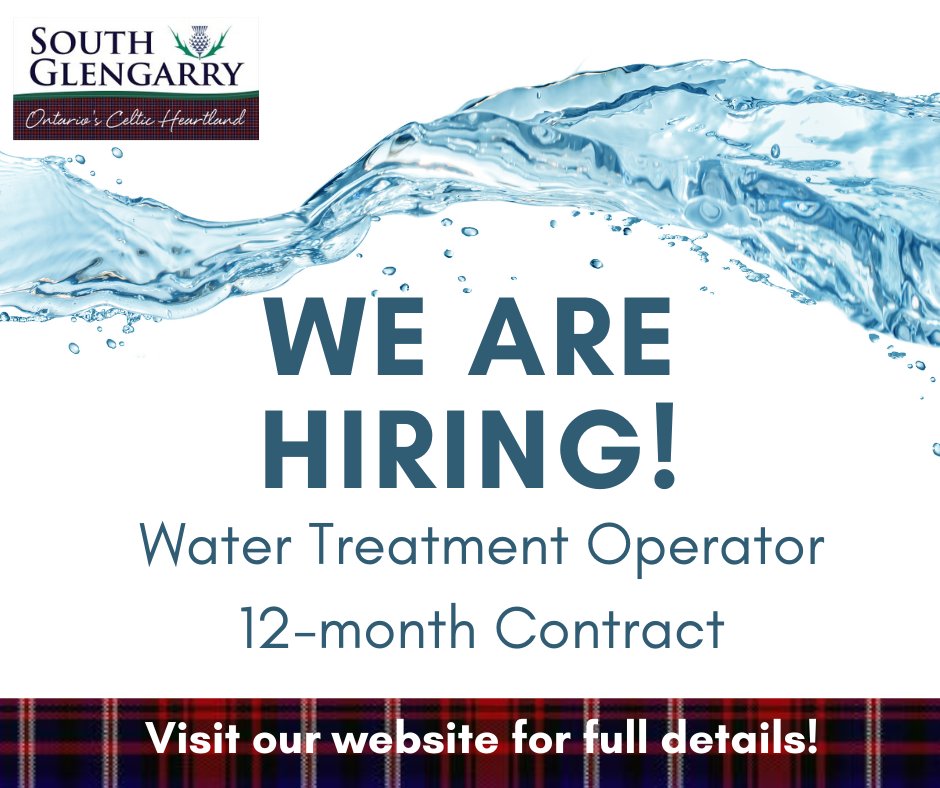 We're hiring! Visit our website for full details: southglengarry.com/en/municipal-s…