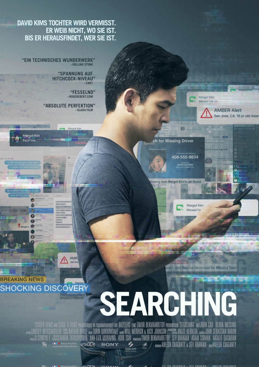 Saravan_movieRW's tweet image. #Searching (2018) IMDb ⭐ 7.6
🎥 Crime/Thriller ⭐ 7.75/10
Hero search for his missing daughter Margot takes a dark turn when he uncovers disturbing secrets on her laptop

Gripping &amp;amp; good seat edge thriller movie, Innovative found footage movie, storytelling presented entirely