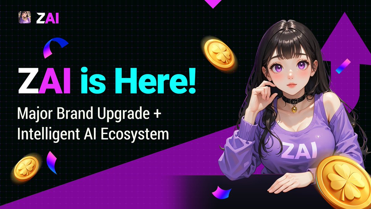ZAIAgents's tweet image. 🚀 ZAI is here! 🚀

To keep up with the rapid development of AI Agent technology, we’re excited to announce a complete brand upgrade—ZenCoin is now ZAI!

🌐 ZAI is an innovative ecosystem that combines AI technology, blockchain data analysis, and community collaboration. It’s…