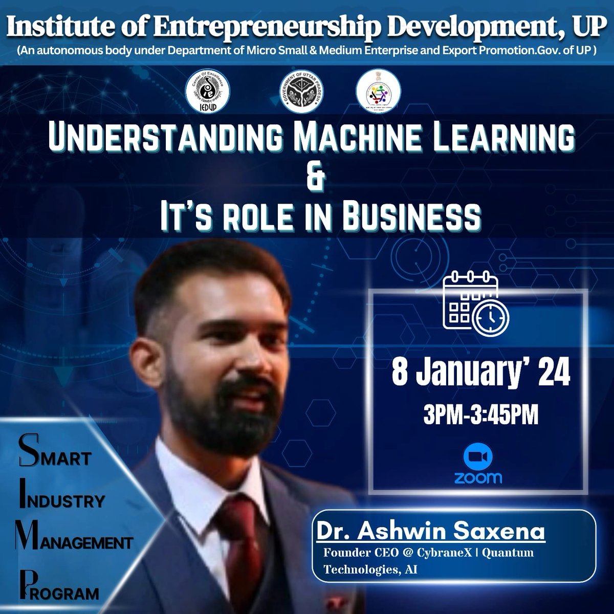 ContactIedup's tweet image. Had wonderful session with Dr. Ashwin Saxena

We were glad to have him as our expert for Smart Industry Management Program

#smartindustry #programe #management #industry #ied #ramp