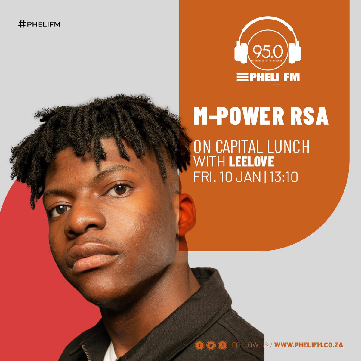 MaxNote_'s tweet image. Catch @MPowerRSA chatting to @Leelove995 on @PheliFM95 this Friday (10 Jan) at 13h10.

#MaxNote #PheliFM #MPowerRSA