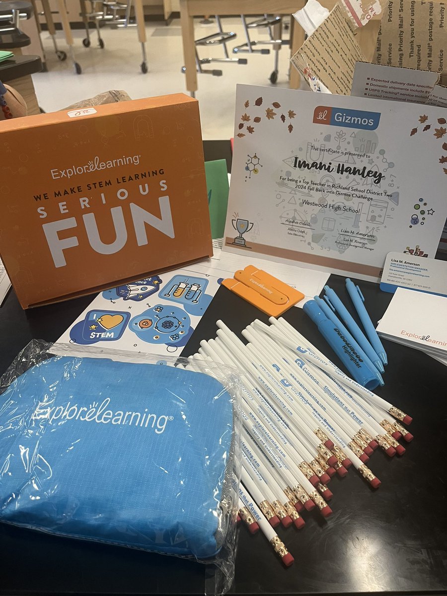 imani_hanley's tweet image. Thank you @ExploreLearning for presenting me with this certificate! It was totally unexpected but greatly appreciated! I love gizmos and my students do too! #TopTeacher 2024 Fall Back into Gizmos Challenge