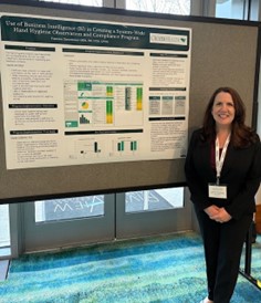 Thank you to Francine in our Quality and Patient Safety Dept. for representing Crozer Health at the 2024 Leapfrog Annual Meeting. Francine presented a poster titled “Use of Business Intelligence (BI) in Creating a System-Wide Hand Hygiene Observation and Compliance Program.”