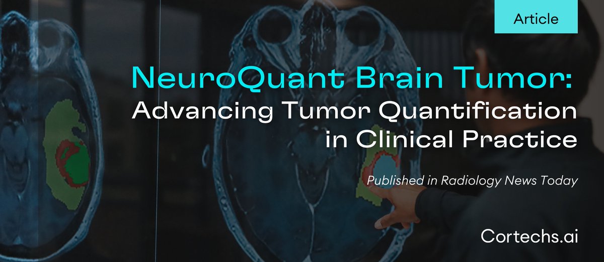 Cortechs_ai's tweet image. 📚 Catch up on the latest in neuro imaging! Discover how NeuroQuant Brain Tumor is transforming analysis with automated volumetrics and streamlined workflows. 

Read more via Radiology News Daily: bit.ly/3Dya0gA 

#NeuroQuant #RadiologyInnovation #AI