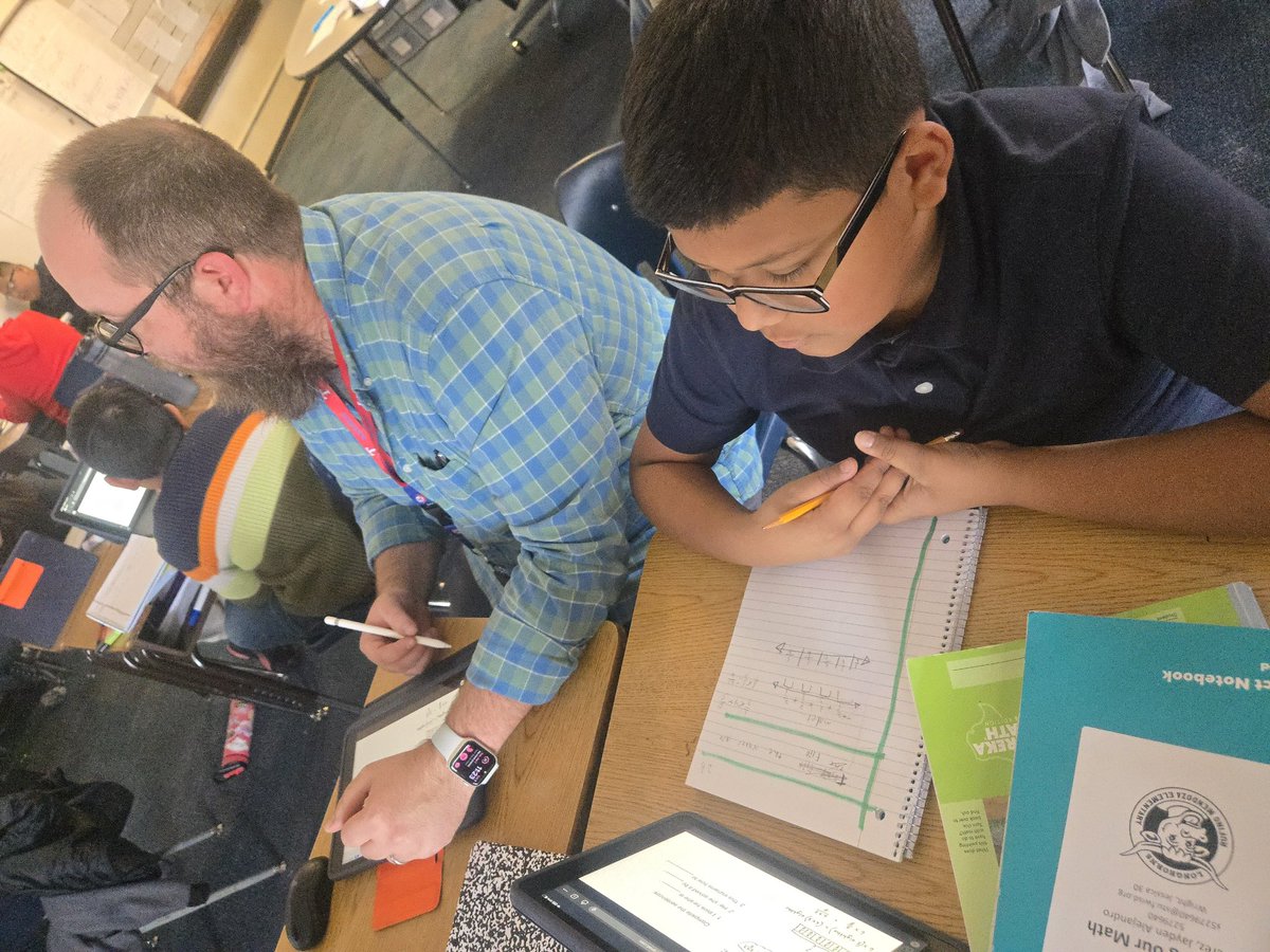 RufinoMendozaES's tweet image. Ms. Wright’s 5th graders are mastering the art of finding products using whole numbers and fractions! ✨ A special shoutout to Mr. Wengert for his incredible co-teaching support. #MathMagic #Teamwork @katy_anne_myers @zumaya_maricruz @dbenavidez2 @gracie_guerrero