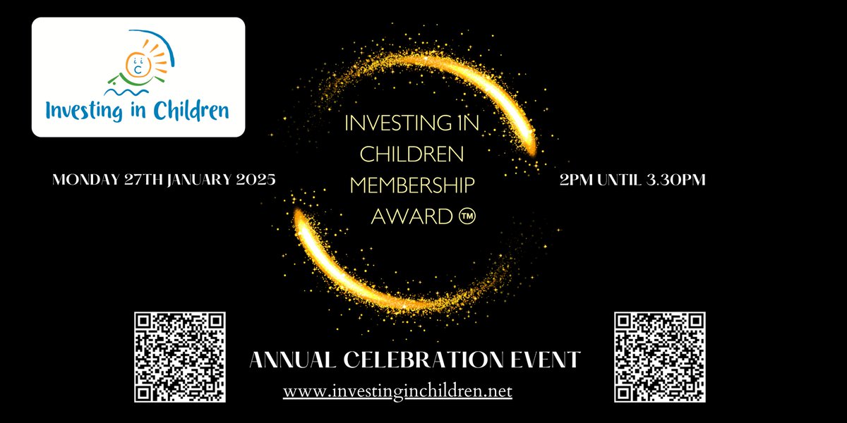 InvestinginChildren (@iic_rights) on Twitter photo join us for IiC Membership Award!
📆Monday 27th January 2025
⏰ 2pm-3.30pm
💻 Via Zoom – Use the link below
🎉 Join us to celebrate all the fantastic work by the Membership Award winners, get inspired, share ideas/resources, chat to other organisations
🔗 eventbrite.co.uk/e/investing-in… join us for IiC Membership Award!
📆Monday 27th January 2025
⏰ 2pm-3.30pm
💻 Via Zoom – Use the link below
🎉 Join us to celebrate all the fantastic work by the Membership Award winners, get inspired, share ideas/resources, chat to other organisations
🔗 eventbrite.co.uk/e/investing-in…