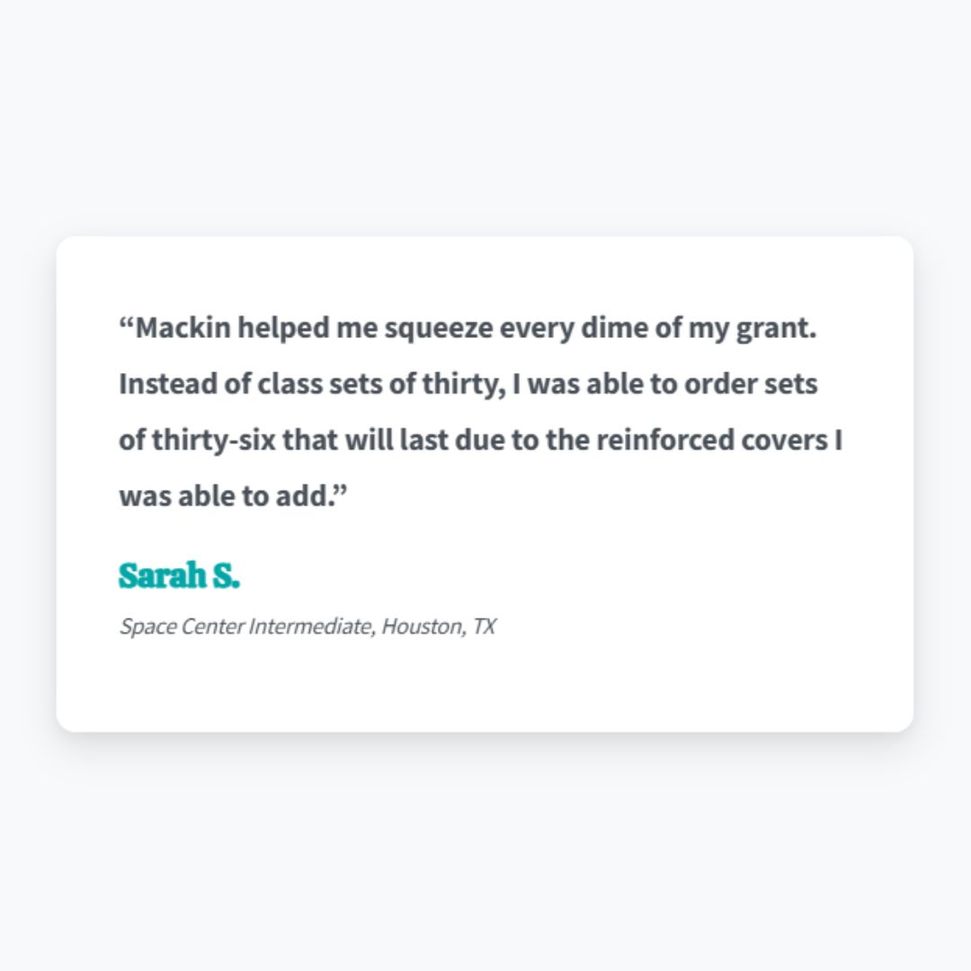 We’ve been helping schools make the most of their budget for over 40 years of #classroom excellence. 🏆

See what Mackin Classroom can do for you: buff.ly/3q98p6E 🏫