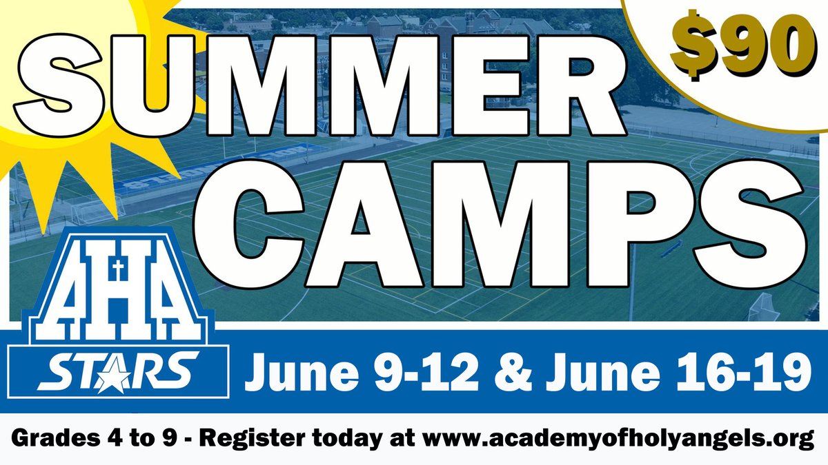 Registration is now available for our 2025 Summer Experience Camps! All camps cost $90 and are open to students entering grades 4-9. They are filling quickly so register today at academyofholyangels.org/camps. We look forward to seeing you in June!