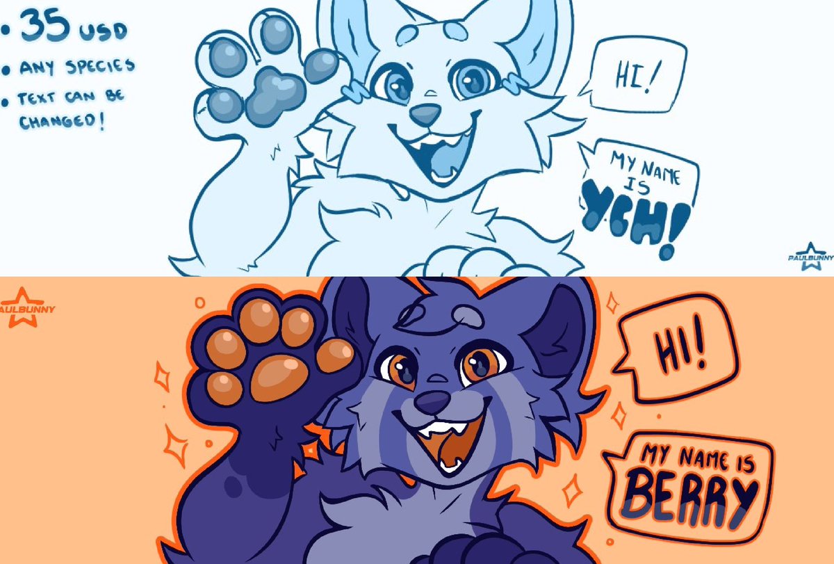 ❕️BANNER YCH OPEN❕️

▫️Get a very cute banner just for 💲3⃣5⃣
▫️Any species, gender! Ask for extra customization! (might increase the base price !!) 

✉️ Claim on comments or DMs! 
🤍 Reposts very appreciated!