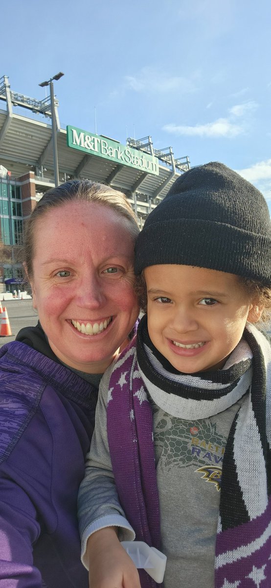 Awesome morning at M&amp;T supporting our <a href="/Ravens/">Baltimore Ravens</a>!!