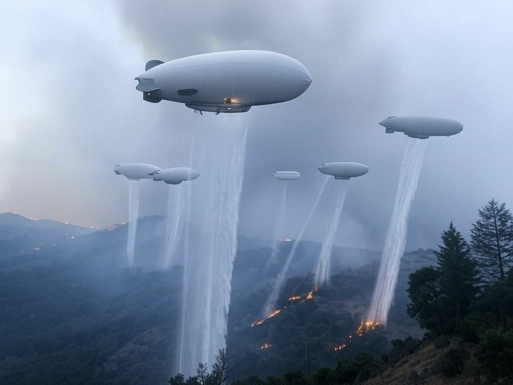 One of the many solutions for extinguishing forest fires in California.