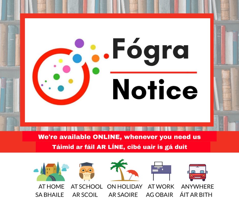 Lifford Community Library is closed this afternoon, Wednesday 8th January due to unforeseen circumstances. Apologies for any inconvenience caused. Library members are reminded that they can renew and reserve items online on our website at donegalculture.ie
