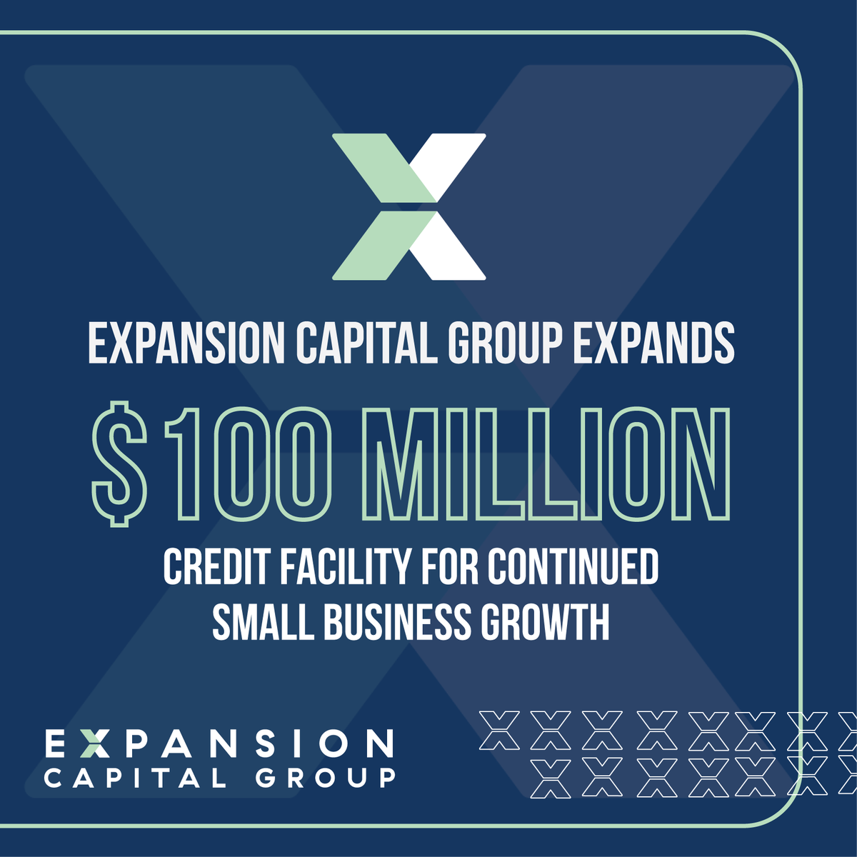 ECG is ecstatic to announce the successful closing of a $100 million credit facility! This milestone reinforces our commitment to empowering small businesses nationwide with fast, reliable access to working capital.

Full press release here: bit.ly/4h5r3oG