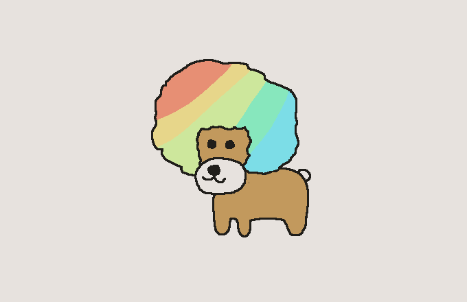 「」|⌒ ⌢のイラスト
