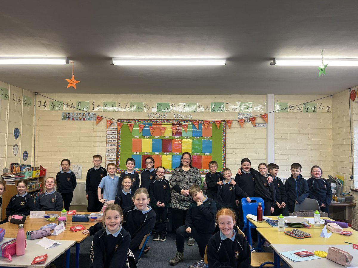 Danke to Mrs Banks for teaching 3rd class German. We really enjoyed learning a new language as part of the Say Yes to Languages programme 😃