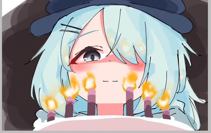 実は追加で一枚描いてたんですけどどう見てもケーキじゃなくて火力発電所なんですよね 