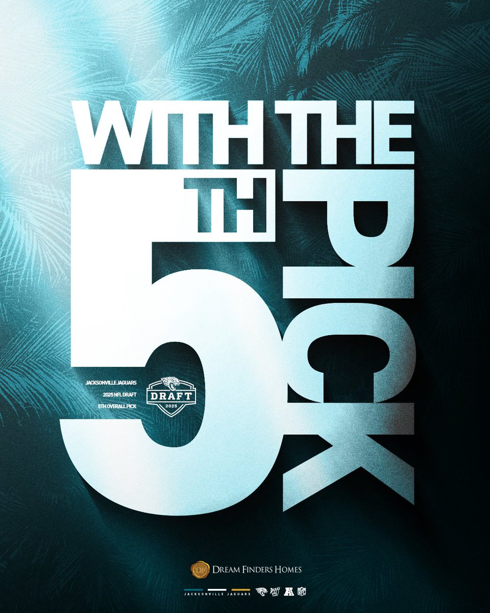 The Jaguars select...

<a href="/Dream_Finders/">Dream Finders Homes</a> | #DUUUVAL