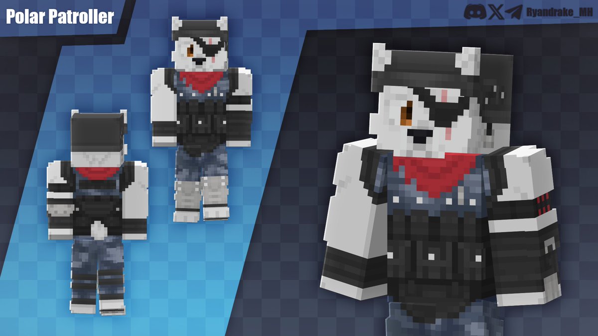 Polar Patroller - Fortnite

Free Download: 
ko-fi.com/s/923f1c03ad

Order your own:  
ko-fi.com/c/45da7213da

Your retweets mean a lot to me. Thank you!

#minecraft #minecraftskin #furry #furryfandom #furryart #FurrySkins #wendell #wendellfortnite #Furryfortnite #videogames