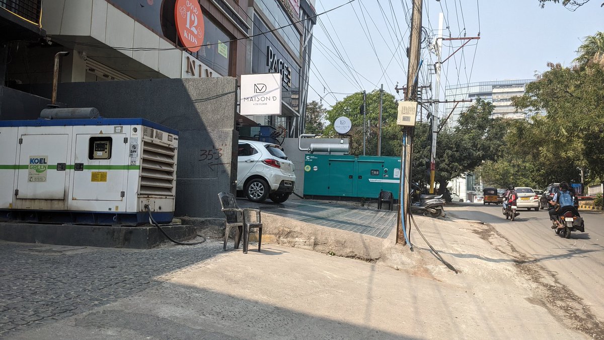 Harish Daga (@harishkumardaga) on Twitter photo <a href="/CommissionrGHMC/">Commissioner GHMC</a> Garu
Under which section of the GHMC act ..
Generators/ Transformers are allowed to place in the setback area..
For ex- this can be seen in Jubilee hills, Filmnagar etc very common.. <a href="/CommissionrGHMC/">Commissioner GHMC</a> Garu
Under which section of the GHMC act ..
Generators/ Transformers are allowed to place in the setback area..
For ex- this can be seen in Jubilee hills, Filmnagar etc very common..
