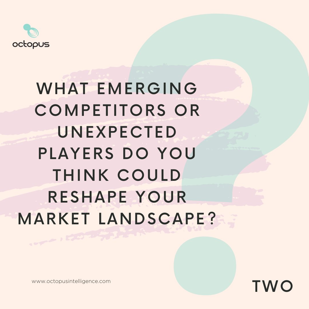 Octopusintell's tweet image. What emerging competitors or unexpected players do you think could reshape your market landscape?

Octopus Competitive Intelligence | Answers to beat competitors | octopusintelligence.com
#compintel #insight #enablement