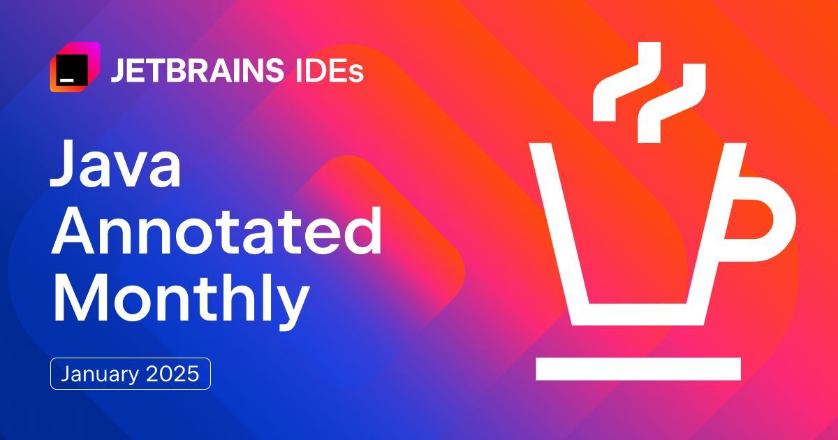 intellijidea's tweet image. 🚀 The latest #JavaAnnotatedMonthly is here! Packed with fresh news, updates, and insights from the tech world, this edition welcomes @TheDonRaab for our Featured Content section — don’t miss it! 👇 : #Java #TechNews
jb.gg/eriy9c