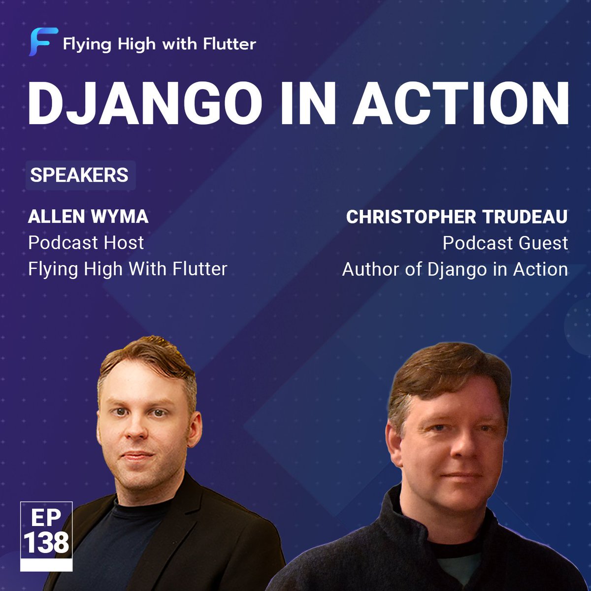 fhwflutter's tweet image. New episode with @cltrudeau, the author of Django in Action, is out! Christopher shares his journey into Django, explores how Django and Flutter can work together, and offers invaluable advice for developers building APIs for their Django apps. youtu.be/qlS-UBtpNtE