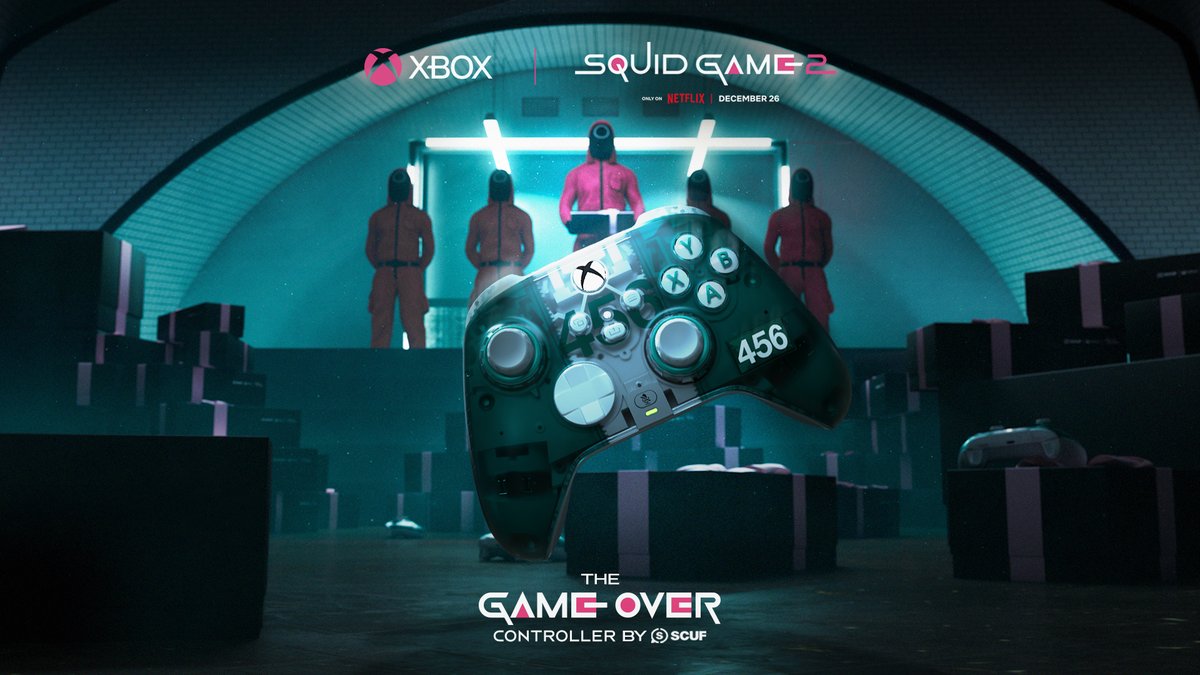 xboxuk's tweet image. 🚨 Only YOU will have this controller 🚨
 
In partnership with #SquidGame2, we’ve got TWO limited edition Xbox controllers up for grabs… and there’s only 456 in the world 🎮
 
To be in with a chance of winning:
 
➕ Follow @XboxUK &amp;amp; @CallofDutyUK
💗 Like this giveaway post 💚