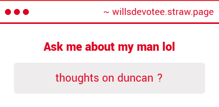 I don't know if I know him ahahhaah Probably a nice guy