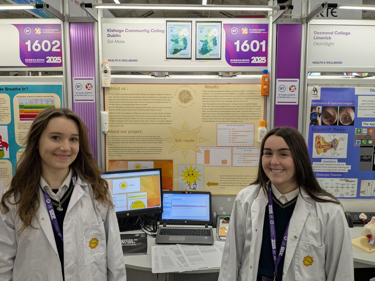 Kishoge CC (@kishogecc) on Twitter photo Best of luck to Nikola and Susie representing Kishoge at the <a href="/BTYSTE/">BT Young Scientist</a> competition this year. Their project looks at reducing the harmful effects of solar radiation on young people. Good luck girls! Best of luck to Nikola and Susie representing Kishoge at the <a href="/BTYSTE/">BT Young Scientist</a> competition this year. Their project looks at reducing the harmful effects of solar radiation on young people. Good luck girls!