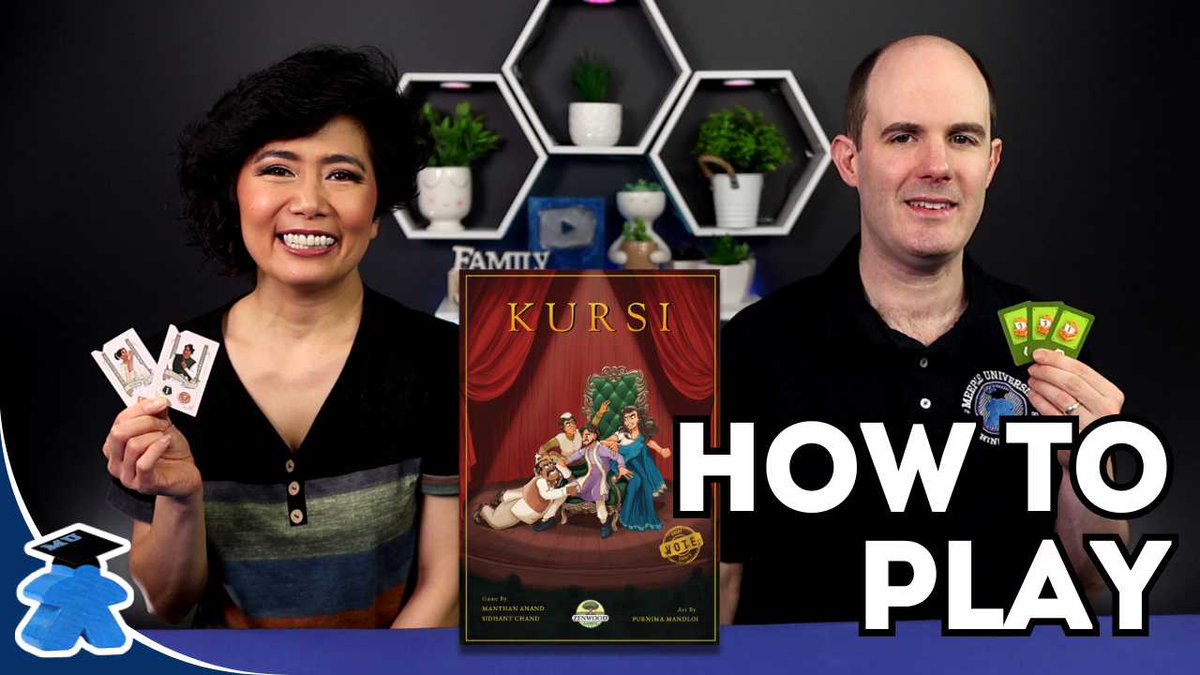 Clever area control card game about election in India, play your card right and at the right time in #Kursi 
How to play Kursi - youtu.be/uzzgKDCGG1A
<a href="/ZenwoodGames/">Zenwood Games, India 🔙 Tycoon on Kickstarter</a>