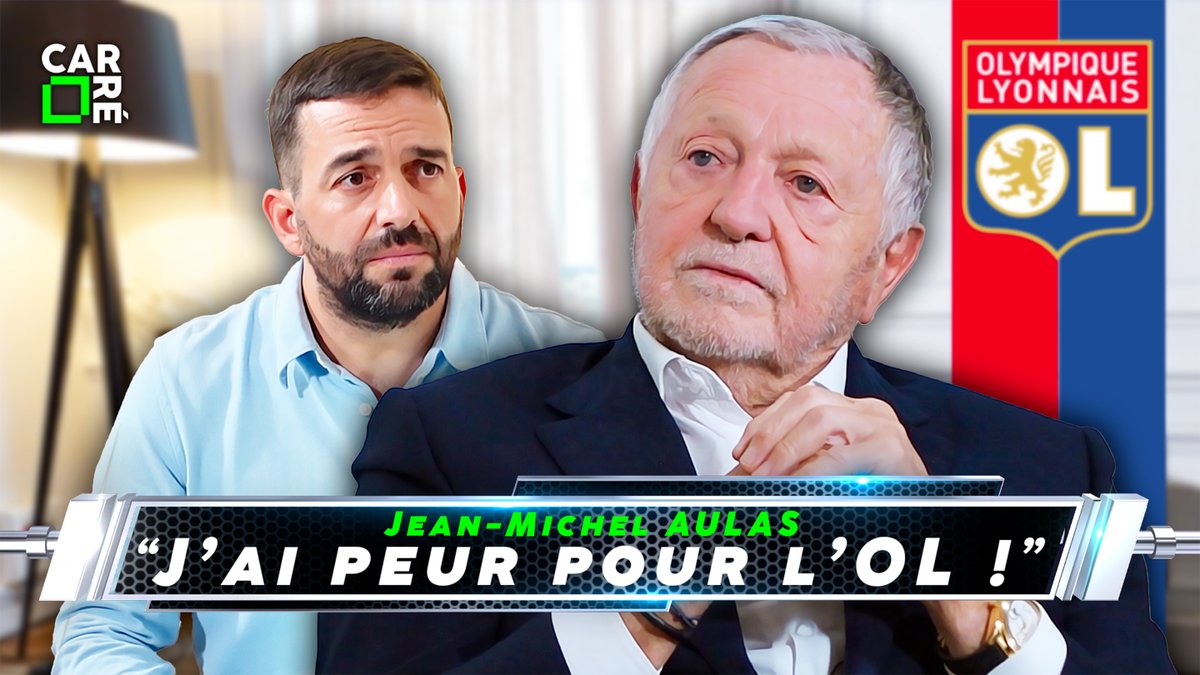 « J’ai peur pour l’avenir de l’OL ! »
L’interview complète de Jean-Michel Aulas est à retrouver sur notre chaîne YouTube (lien en premier commentaire).  

Avec des messages de <a href="/Benzema/">Karim Benzema</a> <a href="/CorentinTolisso/">Corentin Tolisso</a> <a href="/LacazetteAlex/">Alexandre Lacazette</a> #JohnTextor <a href="/HoussemAouar/">Houssem</a>
<a href="/GovouSidney/">Govou Sidney</a> 

<a href="/JM_Aulas/">Jean-Michel AULAS</a>