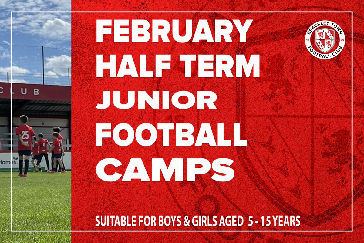 February Half Term  Football Camps 2025 brackleytownfcpdc.co.uk/football-in-th…