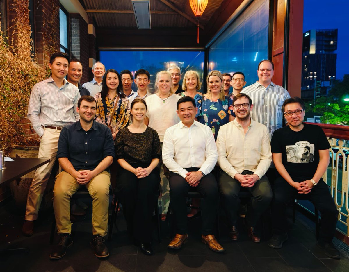 DocKateLynch's tweet image. Farewell to our registrars and fellows for 2024. We had a lovely evening tonight celebrating their time with us. We wish Peter, Brigid, Peter, and Jacob all the best in their onward career journeys