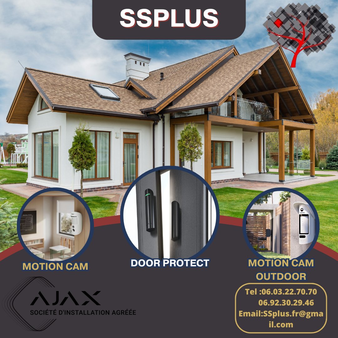 SSPLUS974's tweet image. Que vous soyez chez vous ou à l&apos;autre bout du monde 🌍, #AjaxSystem vous garde connecté et serein. 🙌 Faites confiance à SSPLUS pour sécuriser ce qui compte. 🏡💼 #ProtectionTotale
