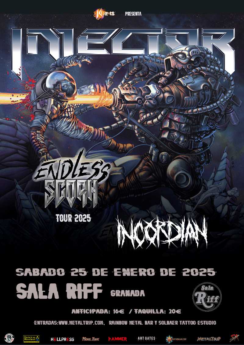 🔥 GRANADA, nos vemos el 25 de enero! 🔥

Anunciamos la primera fecha de presentación de nuestro Endless Scorn. Devastaremos la SALA RIFF junto a los colegas de Incordian 🤜🏻💥🤛🏻

A empezar el año con fuerza! Nos vemos el 25! 👊🏻🔥

🎟️ Entradas
metaltrip.com/injector-en-gr…

<a href="/Kivents1/">Kivents</a>