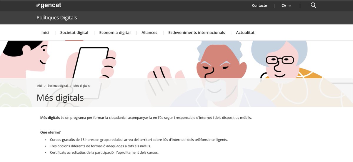 Edul@b Research Group (@edulabtic) on Twitter photo ⭐️Descobreix el programa formatiu de <a href="/gencat/">Generalitat de Catalunya</a> i <a href="/tic/">TIC Catalunya</a> #MésDigitals en el marc del Pla de Xoc Contra la Bretxa Digital
👥Amb la participació dels membres #Edulab <a href="/montseguitert/">Montse Guitert</a> i <a href="/tromeu/">Teresa Romeu</a> (<a href="/UOCpsicoedu/">UOC PsicoEdu</a>, <a href="/UOCresearchhub/">UOC Research Hub</a>)
ℹ️Informació: politiquesdigitals.gencat.cat/ca/ciutadania/…
#CompetènciesDigitals ⭐️Descobreix el programa formatiu de <a href="/gencat/">Generalitat de Catalunya</a> i <a href="/tic/">TIC Catalunya</a> #MésDigitals en el marc del Pla de Xoc Contra la Bretxa Digital
👥Amb la participació dels membres #Edulab <a href="/montseguitert/">Montse Guitert</a> i <a href="/tromeu/">Teresa Romeu</a> (<a href="/UOCpsicoedu/">UOC PsicoEdu</a>, <a href="/UOCresearchhub/">UOC Research Hub</a>)
ℹ️Informació: politiquesdigitals.gencat.cat/ca/ciutadania/…
#CompetènciesDigitals