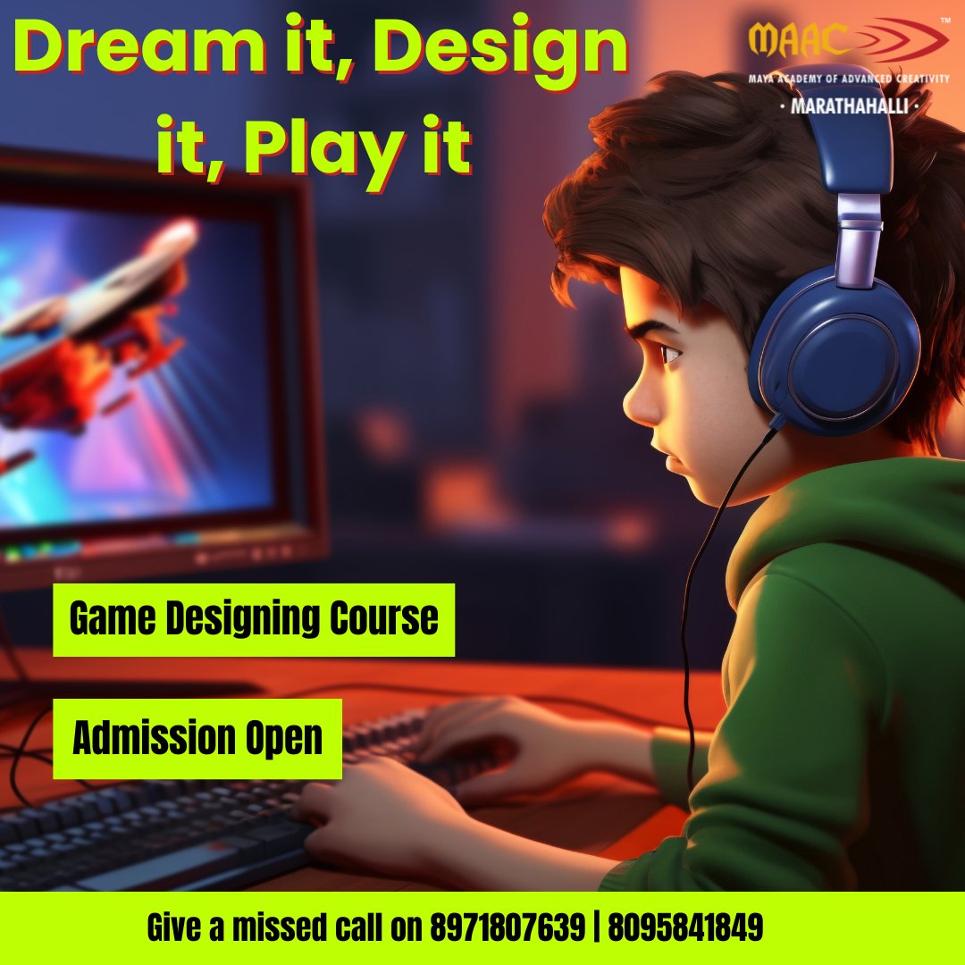 marthahallimaac's tweet image. 🎮 Design the Future of Gaming! 🎮

💡 Don’t just play games, create them!

Visit now : maacbangalore.com

#GameDesign #LearnGaming #GameDevelopment #MaacMarathahalli #GamingCourses #Unity #UnrealEngine #LevelUpYourCareer #GamingIndustry
#maac #maacbangalore #game #gaming