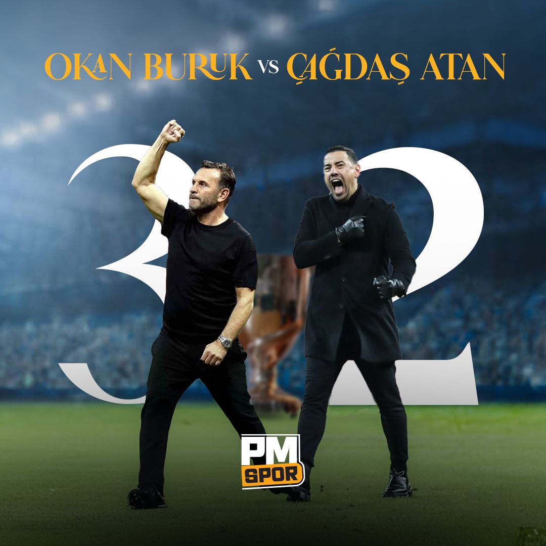 💪 İki teknik adam bugüne kadar 6 kere karşı karşıya geldi. Bu karşılaşmalarda Okan Buruk 3 defa sahadan galibiyetle ayrılırken, Çağdaş Atan 2 maçtan üstünlükle ayrıldı

🏆 Başakşehir, Türkiye Kupasında 2 kez Galatasaray ile karşı karşıya geldi. Bu maçların her ikisinde de