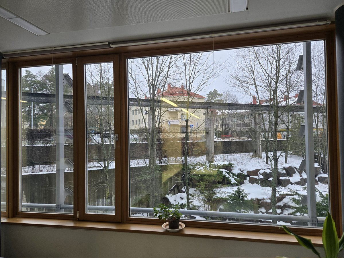 mkuijjer's tweet image. Still setting things up in Helsinki, but already nice views 🙂