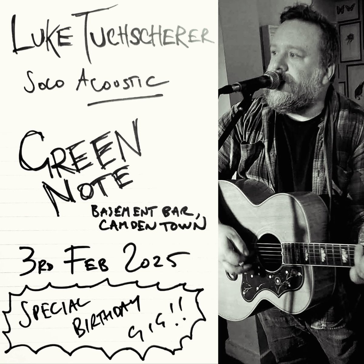 Who’s joining us at Camden’s wonderful Green Note for Luke’s secret birthday gig? 

Tickets 🎫 

ticketweb.uk/event/luke-tuc…