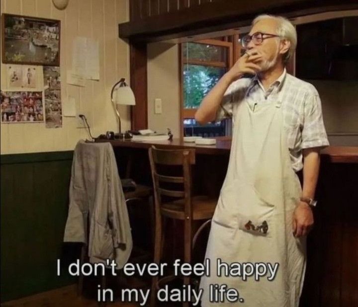 JamyArts's tweet photo. On scale of 1-10  Hayao Miyazaki mood ,wich level r u in today ? Me :probably on 3d n 10 pic https://t.co/dWqD5GEyo1