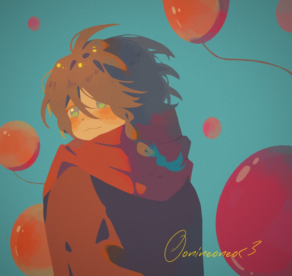 go_yi0616's tweet image. #GenshinImpact #venti 
🎈🎈