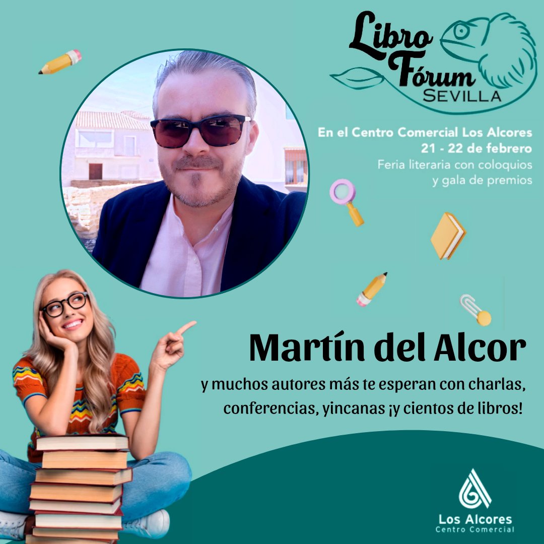 MartinDelAlcor's tweet image. ¿QUIÉN SE VIENE?
Ya estoy deseando que llegue febrero para volver al #LibroFórumSevilla

Decenas de autores, charlas, cuentacuentos y actividades relacionadas con los #LIBROS. Y para terminar: UNA GALA DE PREMIOS.

Además, este año ALEXANDRA ROMA será nuestra madrina. UN LUJAZO.