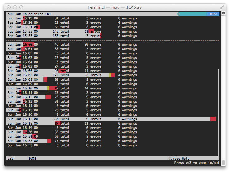 elhackernet's tweet image. lnav es un visor de archivos de logs de terminal para Linux y Unix

lnav.org