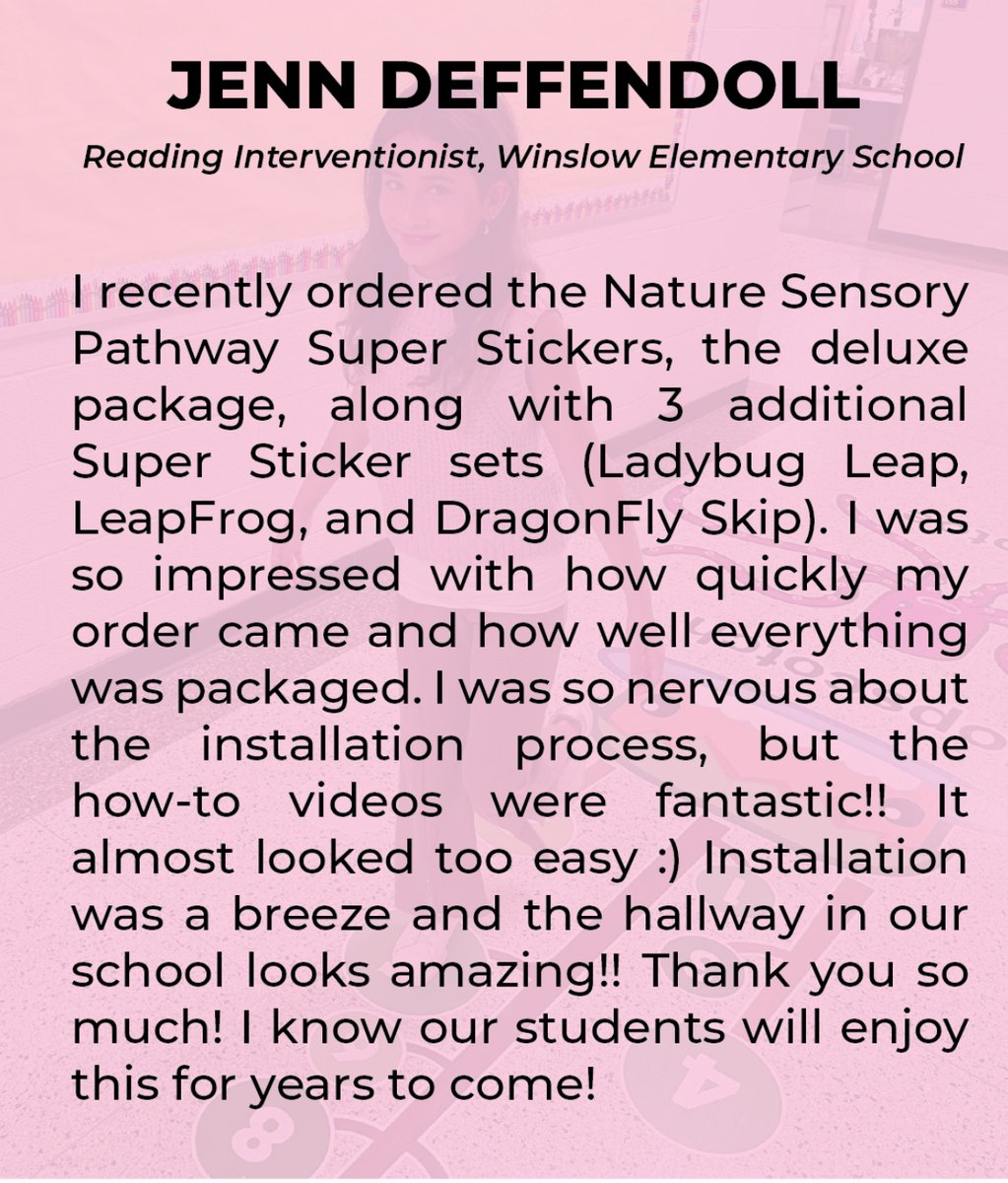 FitandFunPlay's tweet image. As the debate about reading curriculum continues, here’s what Jenn, a Reading Interventionist at Winslow Elementary says about our sensory paths. 👇Isn’t that just awesome? #sensorypath #movementbasedlearning #readingspecialist #readingintervention #crossingmidline