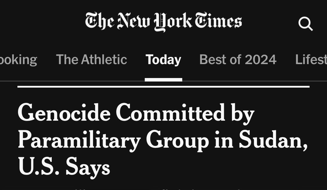 Zero dopes have shown up at my home or office, or blocked a road to chant and protest over an actual genocide in Sudan.

South Africa engaged the ICJ over Gaza, but not for an actual genocide on their own continent?  

Why is that?