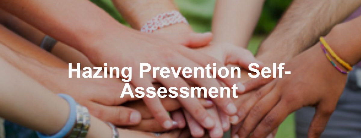 NCSSLE (@sslearn) on Twitter photo Campus staff: Start your semester strong by learning about a new, easy-to-use assessment tool for designing comprehensive #HazingPrevention effortsādeveloped by <a href="/PreventHazing/">Hazing Prevention Network</a>, <a href="/UVA/">UVA</a>'s <a href="/GordieCenter/">The Gordie Center</a>, and <a href="/PiazzaCenterPSU/">Piazza Center</a>: ow.ly/f9tS50UvOAj Campus staff: Start your semester strong by learning about a new, easy-to-use assessment tool for designing comprehensive #HazingPrevention effortsādeveloped by <a href="/PreventHazing/">Hazing Prevention Network</a>, <a href="/UVA/">UVA</a>'s <a href="/GordieCenter/">The Gordie Center</a>, and <a href="/PiazzaCenterPSU/">Piazza Center</a>: ow.ly/f9tS50UvOAj