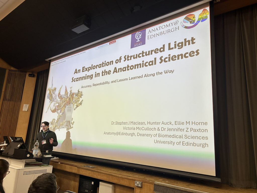 Dr Jennifer Z Paxton (@dr_jzp) on Twitter photo Great to hear <a href="/BoneDoctorPhD/">Dr Stephen Maclean</a> showcasing his work in the <a href="/ATLASFacilityEd/">The ATLAS Facility</a> <a href="/AnatomyatEd/">Anatomy@Edinburgh</a> Great to hear <a href="/BoneDoctorPhD/">Dr Stephen Maclean</a> showcasing his work in the <a href="/ATLASFacilityEd/">The ATLAS Facility</a> <a href="/AnatomyatEd/">Anatomy@Edinburgh</a>
