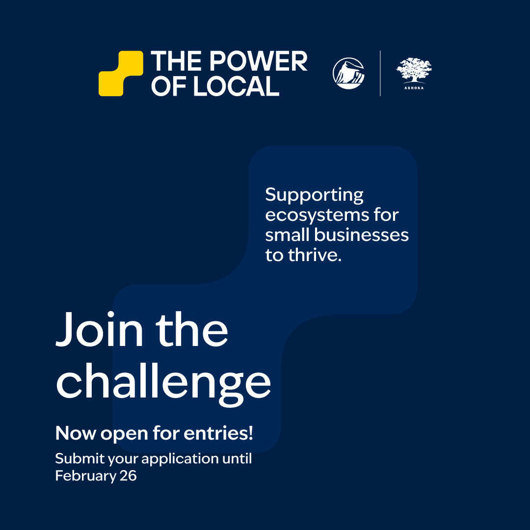 Changemakers's tweet image. Enter to win up to $60,000 for your organization that supports small businesses. Learn more and apply for the #PowerofLocal Challenge here! 

changemakers.com/en/challenges/…